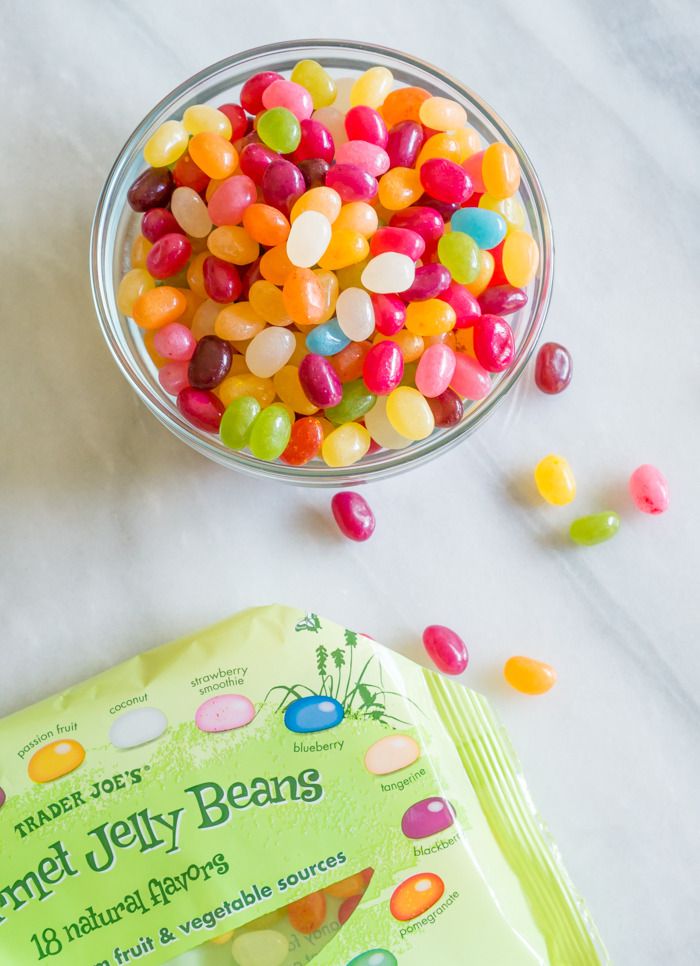 Sweet on Trader Joe's Saturday Gourmet Jelly Beans Bake at 350°